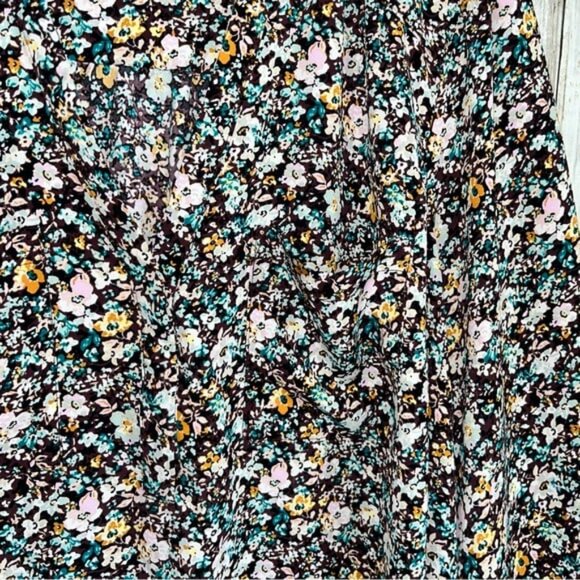 Torrid Harper Floral Studio Crepe De Chine 3/4 Sleeve Blouse Size 1X - Picture 3 of 8